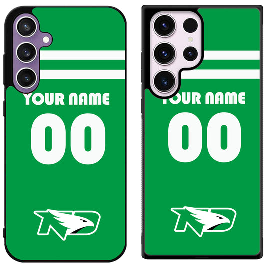 Custom Personalized North Dakota fighting hawks Samsung Galaxy S24 | S24+ | S24 Ultra Case