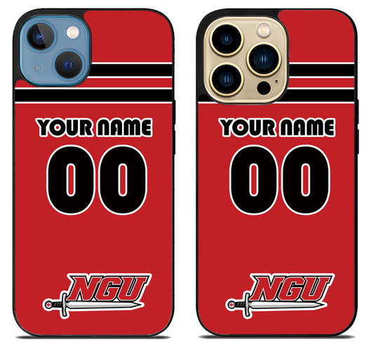 Custom Personalized North Greenville Crusaders iPhone 14 | 14 Plus | 14 Pro | 14 Pro Max Case