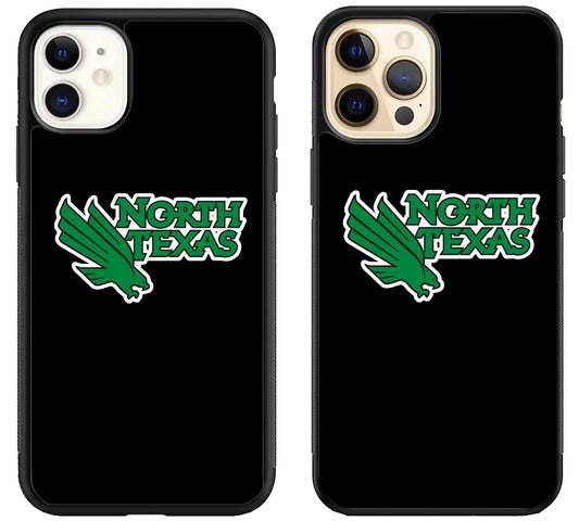 North Texas Mean Green Black iPhone 12 | 12 Mini | 12 Pro | 12 Pro Max Case