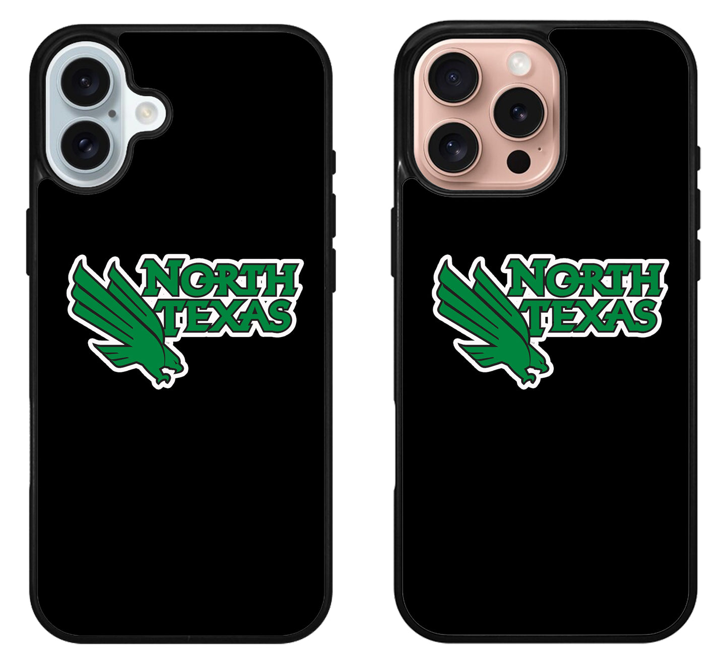 North Texas Mean Green Black iPhone 16 | 16 Plus | 16 Pro | 16 Pro Max Case