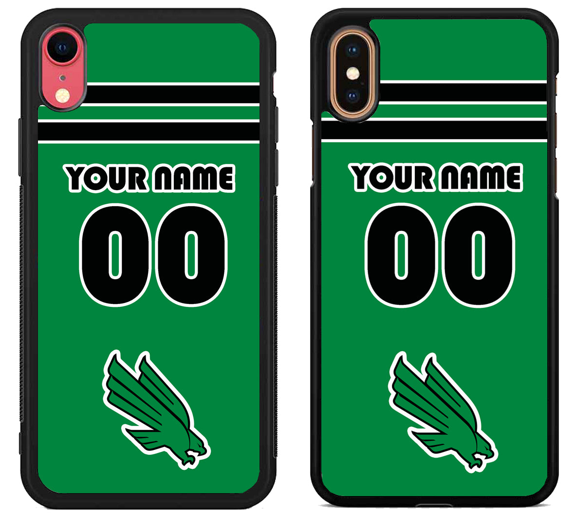 Custom Personalized North Texas Mean Green iPhone X | Xs | Xr | Xs Max Case