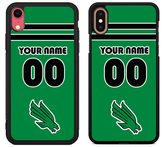 Custom Personalized North Texas Mean Green iPhone X | Xs | Xr | Xs Max Case