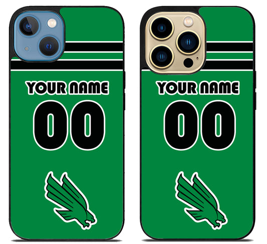 Custom Personalized North Texas Mean Green iPhone 14 | 14 Plus | 14 Pro | 14 Pro Max Case