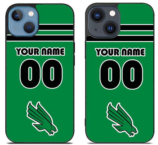 Custom Personalized North Texas Mean Green iPhone 15 | iPhone 15 Plus Case
