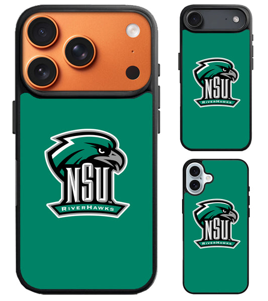 Northeastern State RiverHawks Logo iPhone Air | iPhone 17 | 17 Pro | 17 Pro Max Case