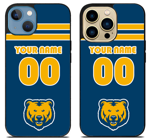 Custom Personalized Northern Colorado Bears iPhone 14 | 14 Plus | 14 Pro | 14 Pro Max Case