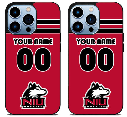 Custom Personalized Northern Illinois Huskies iPhone 15 Pro | iPhone 15 Pro Max Case