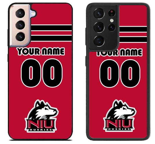 Custom Personalized Northern Illinois Huskies Samsung Galaxy S21 | S21 FE | S21+ | S21 Ultra Case