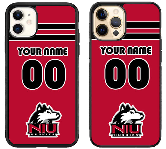 Custom Personalized Northern Illinois Huskies iPhone 12 | 12 Mini | 12 Pro | 12 Pro Max Case