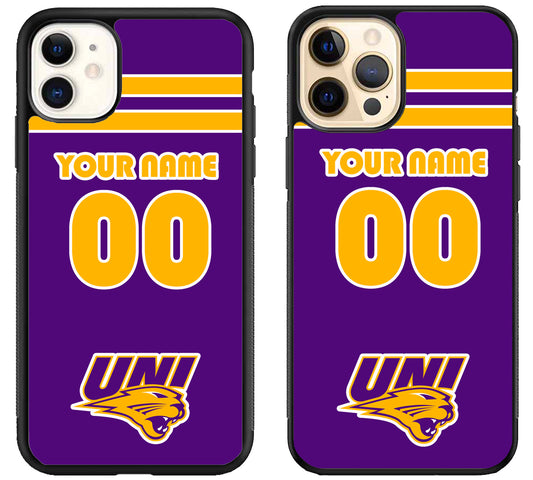 Custom Personalized Northern Iowa Panthers iPhone 12 | 12 Mini | 12 Pro | 12 Pro Max Case