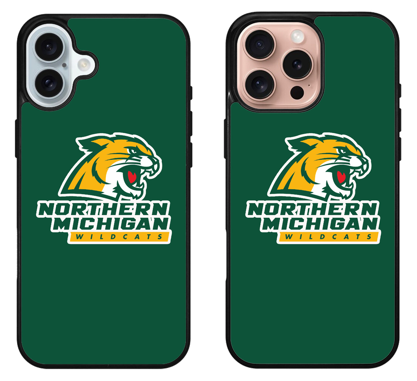 Northern Michigan Wildcats Logo iPhone 16 | 16 Plus | 16 Pro | 16 Pro Max Case