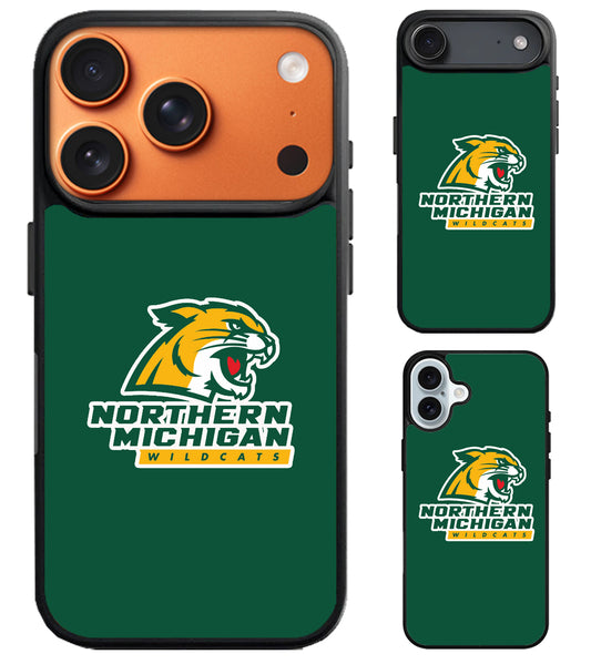 Northern Michigan Wildcats Logo iPhone Air | iPhone 17 | 17 Pro | 17 Pro Max Case