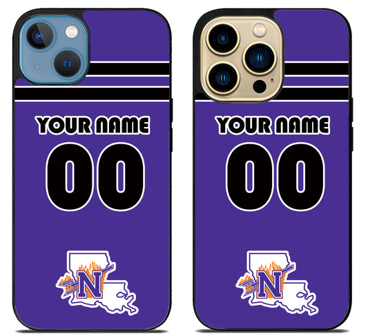 Custom Personalized Northwestern State Demons iPhone 14 | 14 Plus | 14 Pro | 14 Pro Max Case