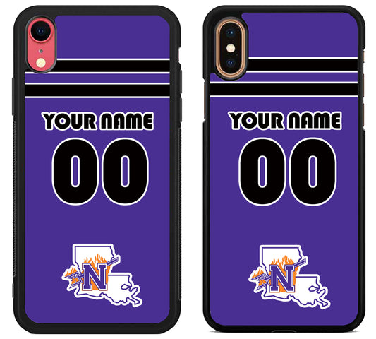 Custom Personalized Northwestern State Demons iPhone X | Xs | Xr | Xs Max Case
