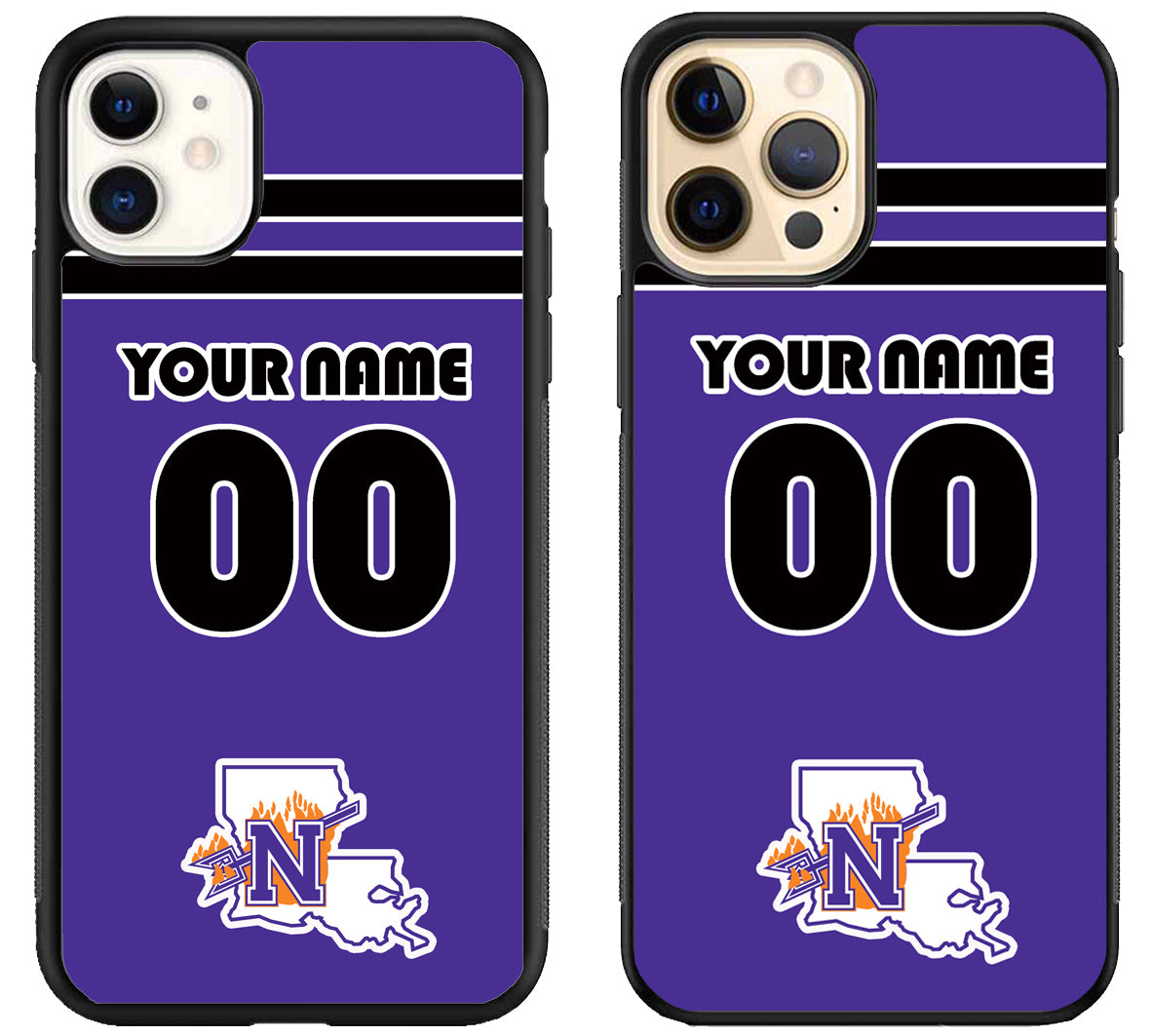 Custom Personalized Northwestern State Demons iPhone 12 | 12 Mini | 12 Pro | 12 Pro Max Case