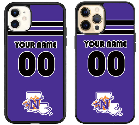 Custom Personalized Northwestern State Demons iPhone 12 | 12 Mini | 12 Pro | 12 Pro Max Case