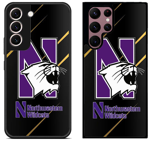 Northwestern Wildcats Metallic Samsung Galaxy S22 | S22+ | S22 Ultra Case