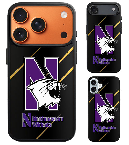 Northwestern Wildcats Metallic iPhone Air | iPhone 17 | 17 Pro | 17 Pro Max Case