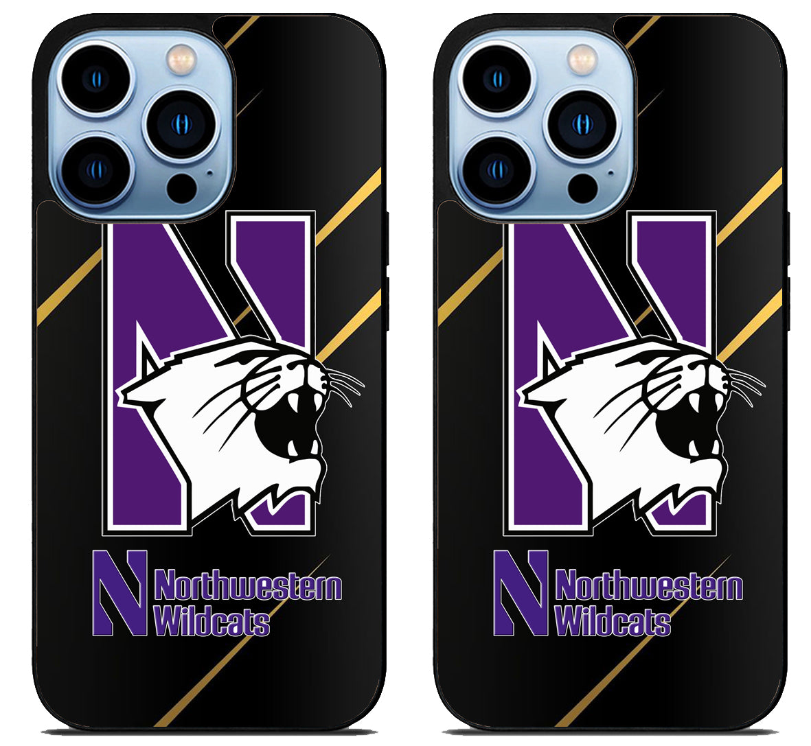 Northwestern Wildcats Metallic iPhone 15 Pro | iPhone 15 Pro Max Case