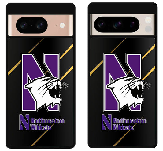 Northwestern Wildcats Metallic Google Pixel 8 | 8 Pro Case