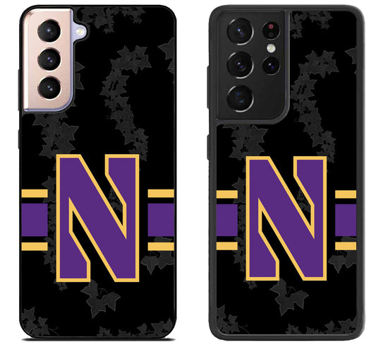 Northwestern Wildcats Stripe Samsung Galaxy S21 | S21 FE | S21+ | S21 Ultra Case