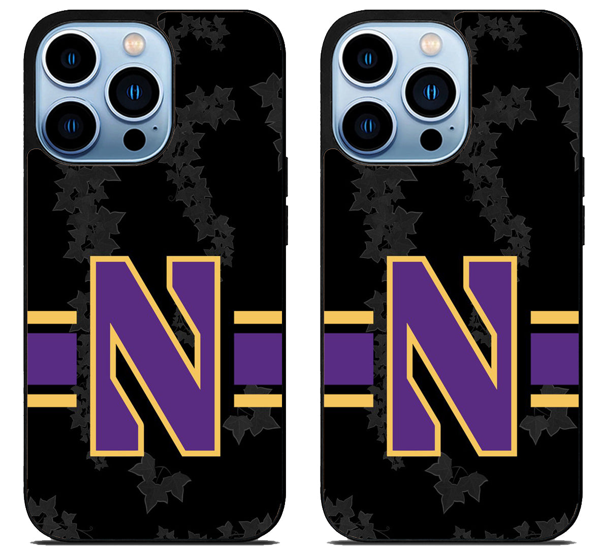 Northwestern Wildcats Stripe iPhone 15 Pro | iPhone 15 Pro Max Case