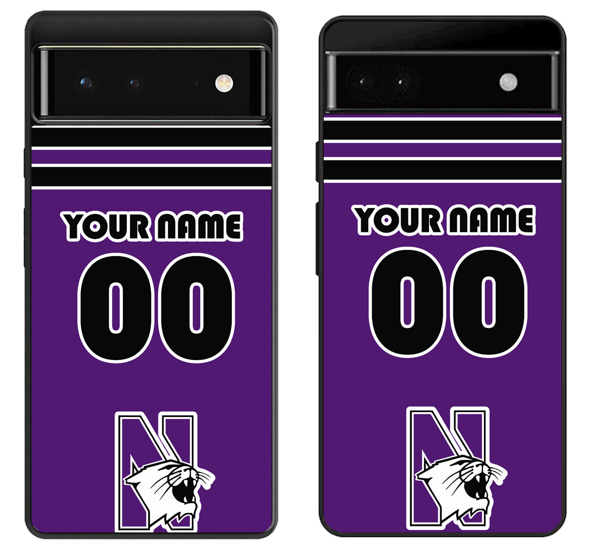 Custom Personalized Northwestern Wildcats Google Pixel 6 | 6A | 6 Pro Case