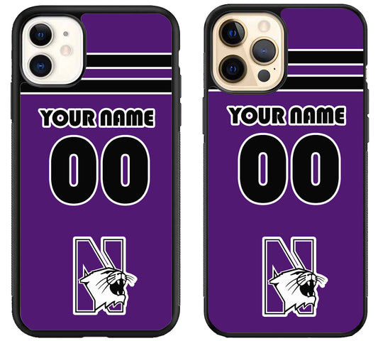 Custom Personalized Northwestern Wildcats iPhone 12 | 12 Mini | 12 Pro | 12 Pro Max Case