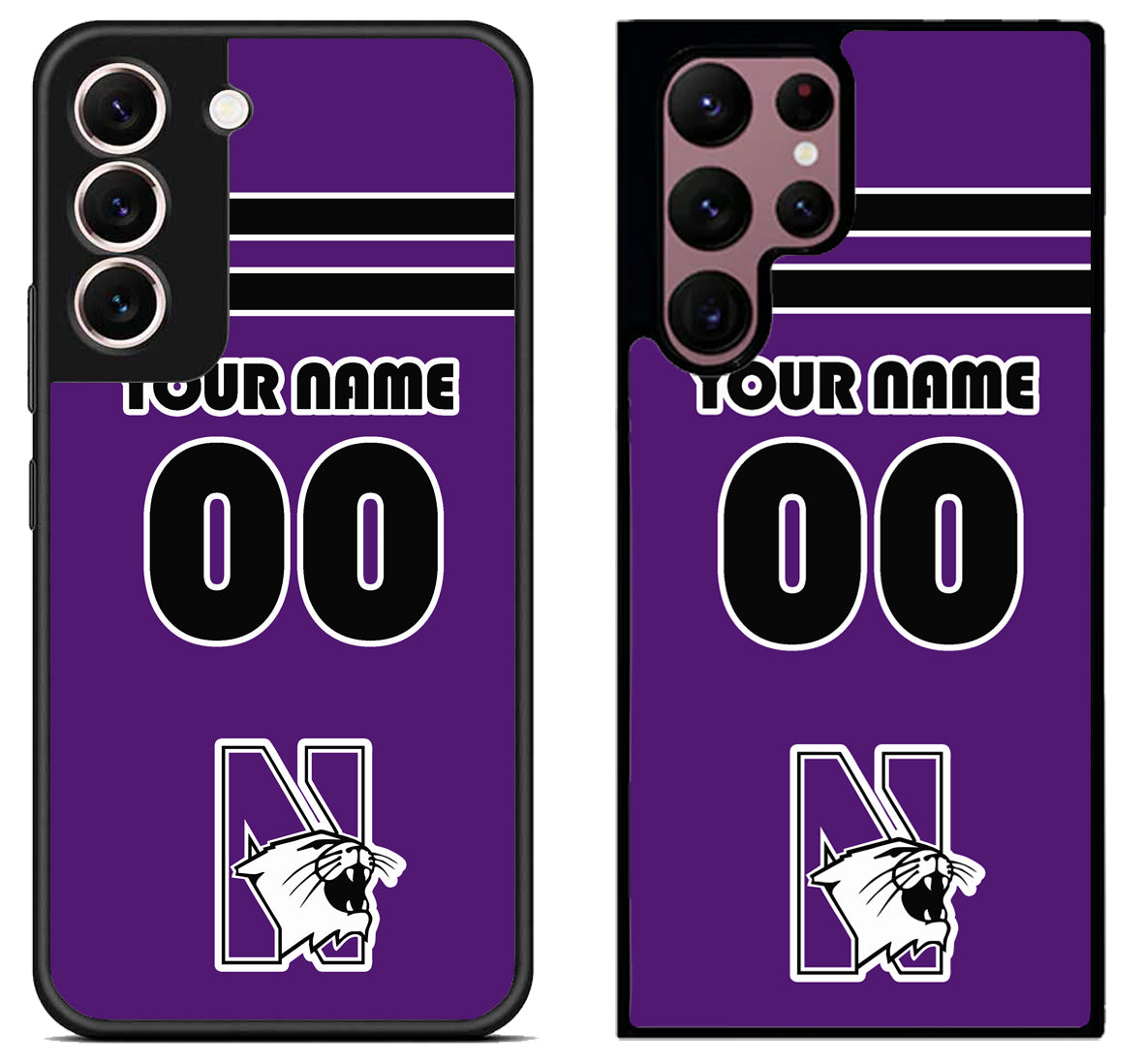 Custom Personalized Northwestern Wildcats Samsung Galaxy S22 | S22+ | S22 Ultra Case