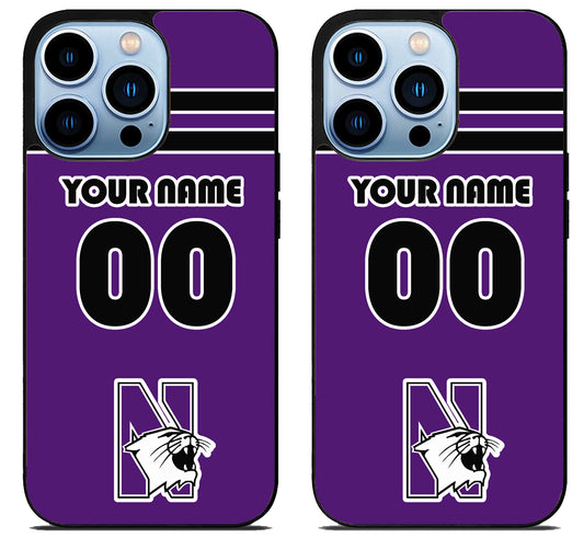 Custom Personalized Northwestern Wildcats iPhone 15 Pro | iPhone 15 Pro Max Case