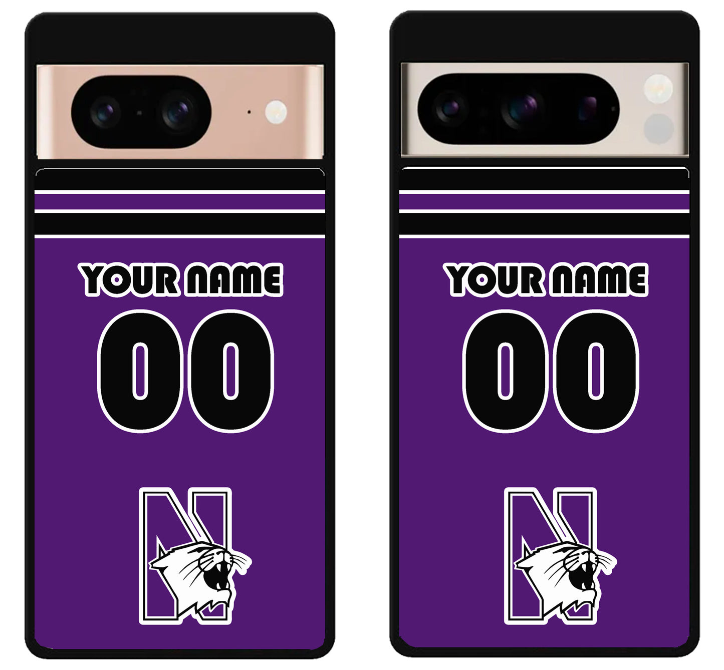 Custom Personalized Northwestern Wildcats Google Pixel 8 | 8 Pro Case
