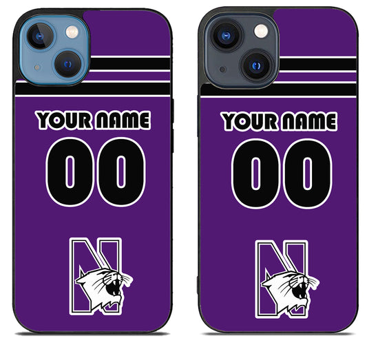 Custom Personalized Northwestern Wildcats iPhone 15 | iPhone 15 Plus Case