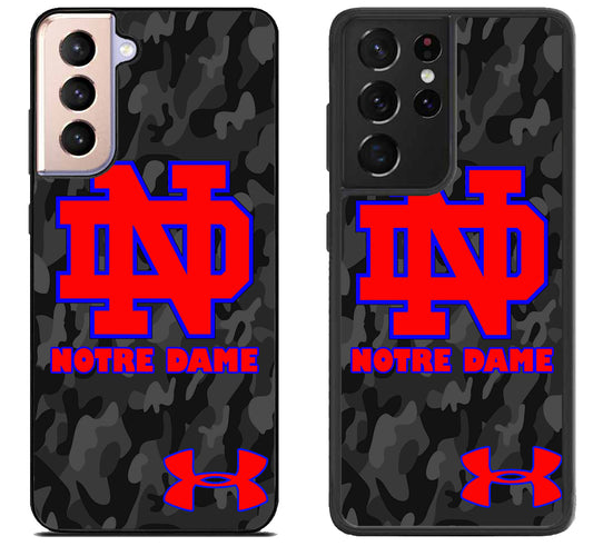 Notre Dame Camo Samsung Galaxy S21 | S21 FE | S21+ | S21 Ultra Case