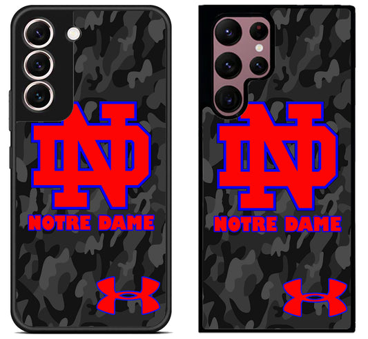 Notre Dame Camo Samsung Galaxy S22 | S22+ | S22 Ultra Case