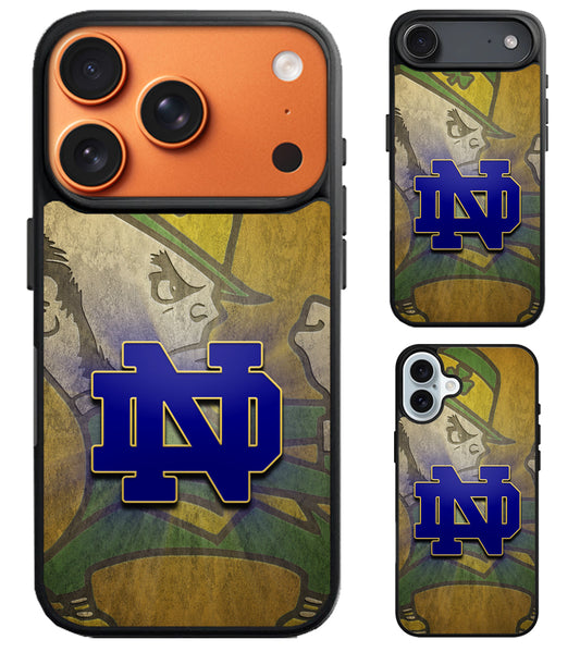 Notre Dame Fighting Irish Background iPhone Air | iPhone 17 | 17 Pro | 17 Pro Max Case