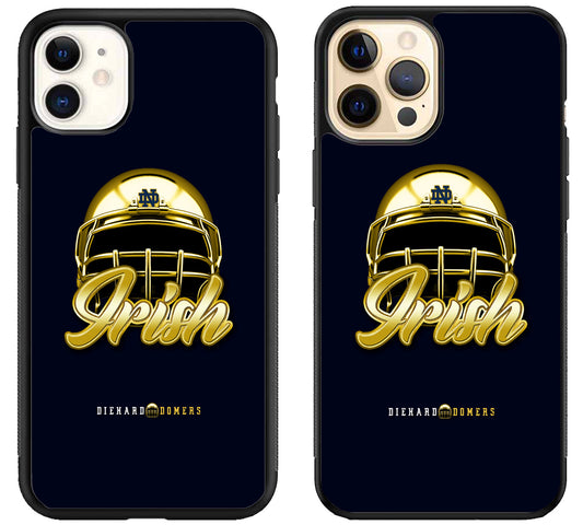 Notre Dame Fighting Irish Diehard Domers iPhone 12 | 12 Mini | 12 Pro | 12 Pro Max Case