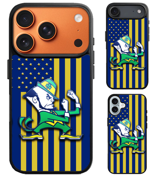 Notre Dame Fighting Irish Flag iPhone Air | iPhone 17 | 17 Pro | 17 Pro Max Case