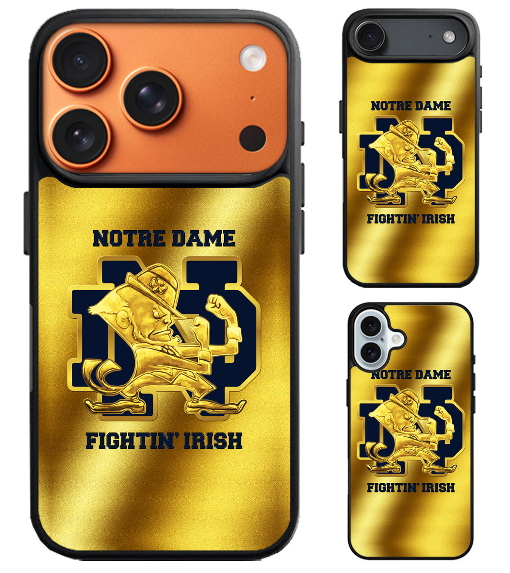 Notre Dame Fighting Irish Gold iPhone Air | iPhone 17 | 17 Pro | 17 Pro Max Case