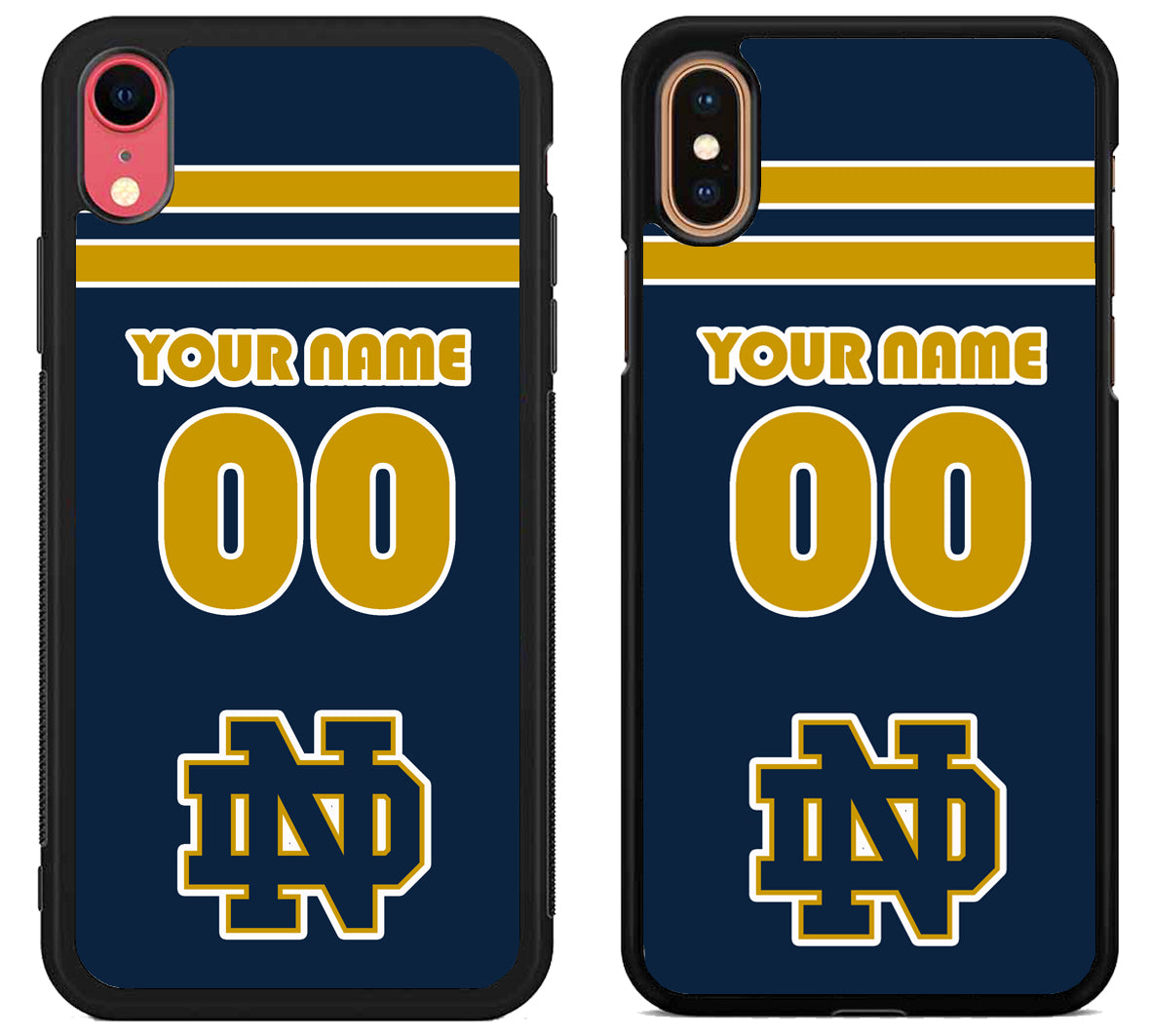 Custom Personalized Notre Dame Fighting Irish iPhone X | Xs | Xr | Xs Max Case