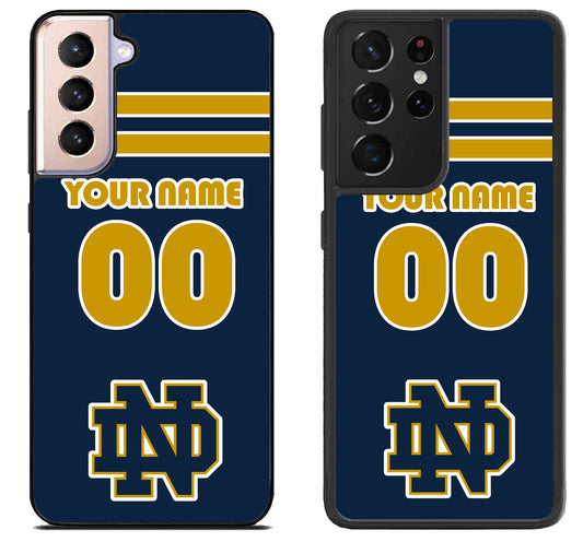 Custom Personalized Notre Dame Fighting Irish Samsung Galaxy S21 | S21 FE | S21+ | S21 Ultra Case