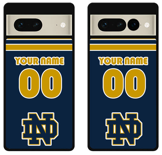 Custom Personalized Notre Dame Fighting Irish Google Pixel 7 | 7 Pro Case