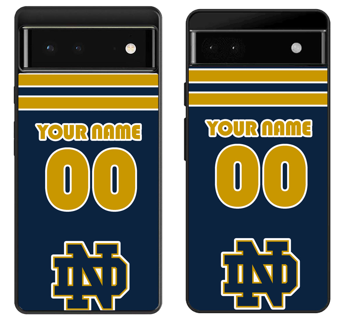 Custom Personalized Notre Dame Fighting Irish Google Pixel 6 | 6A | 6 Pro Case