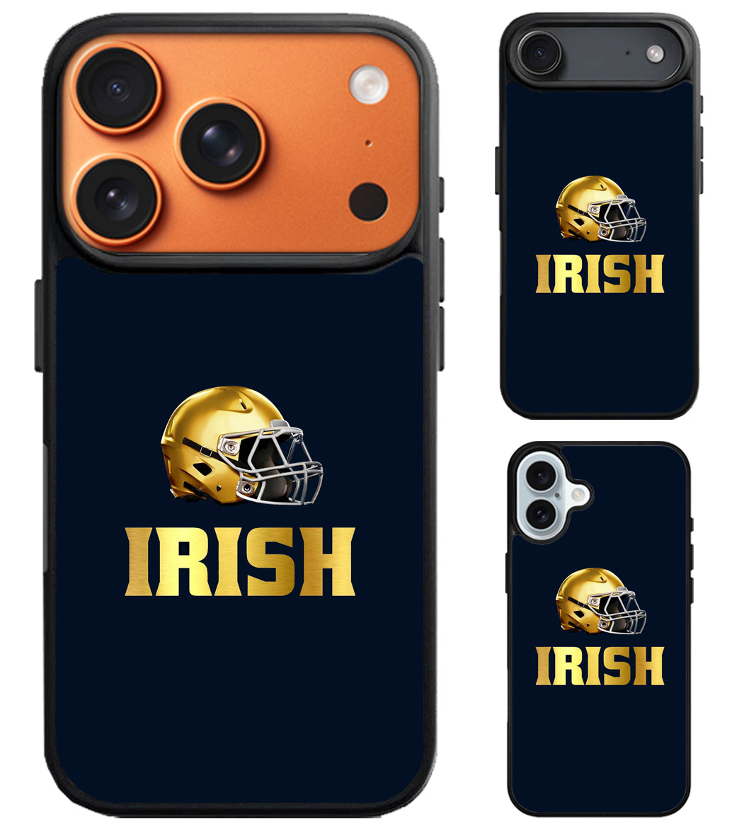 Notre Dame Fighting Irish football iPhone Air | iPhone 17 | 17 Pro | 17 Pro Max Case