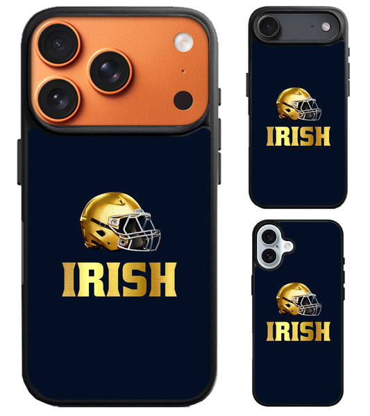 Notre Dame Fighting Irish football iPhone Air | iPhone 17 | 17 Pro | 17 Pro Max Case