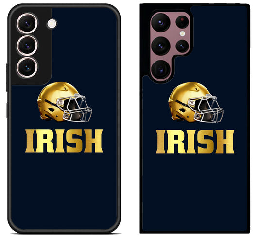 Notre Dame Fighting Irish football Samsung Galaxy S22 | S22+ | S22 Ultra Case