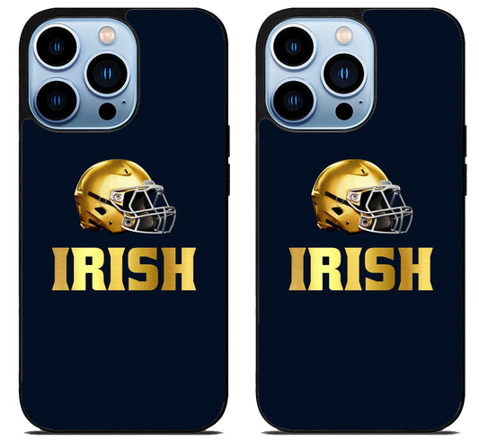 Notre Dame Fighting Irish football iPhone 15 Pro | iPhone 15 Pro Max Case