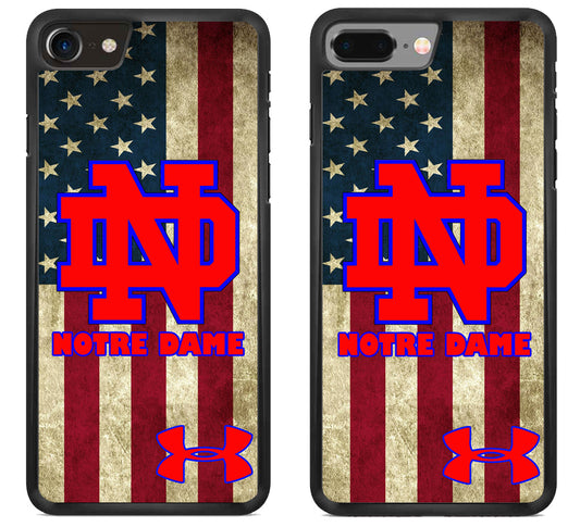 Notre Dame US Flag iPhone 8 | 8 Plus Case