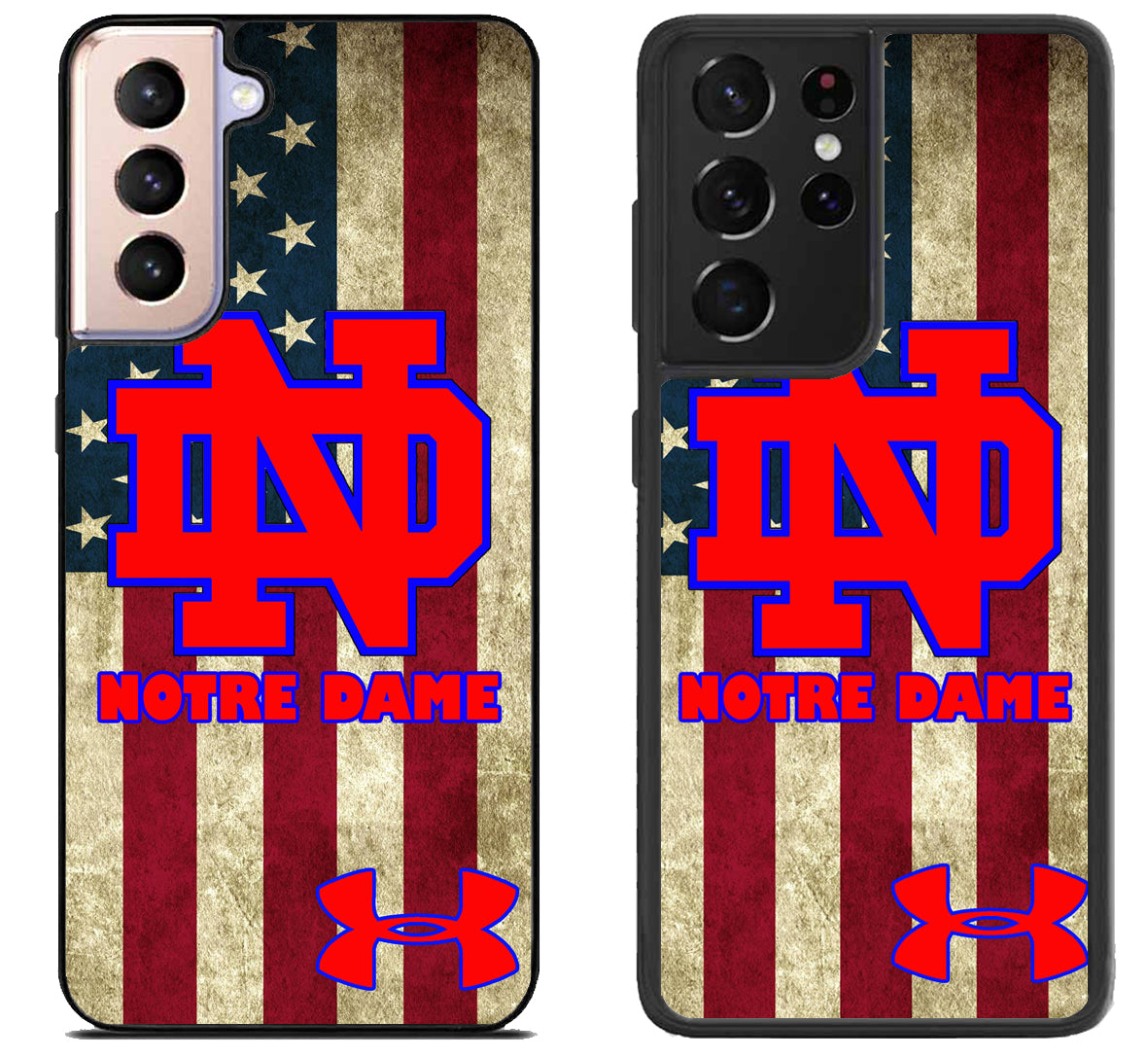 Notre Dame US Flag Samsung Galaxy S21 | S21 FE | S21+ | S21 Ultra Case