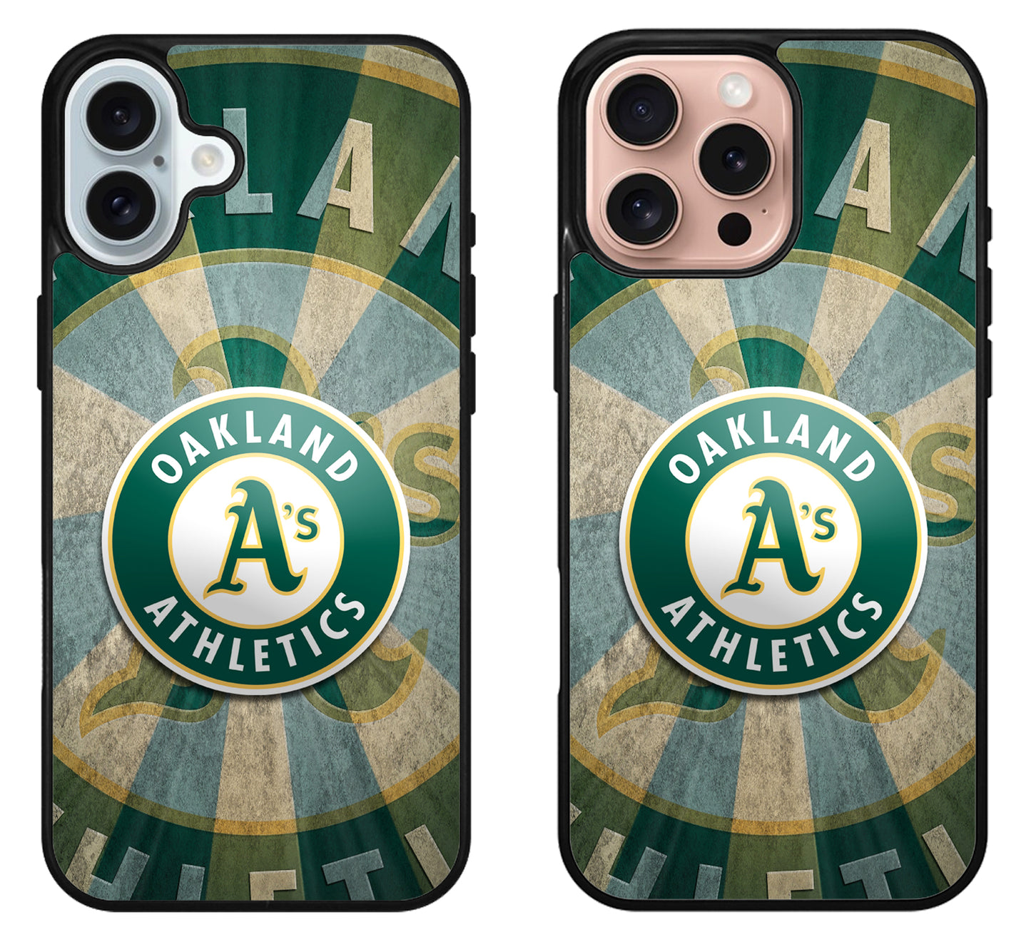 Oakland Athletics Background iPhone 16 | 16 Plus | 16 Pro | 16 Pro Max Case