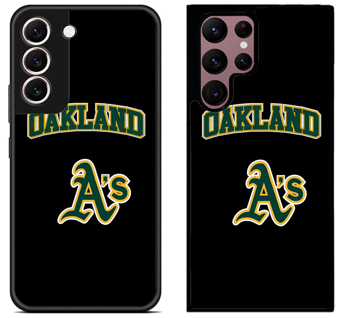 Oakland Athletics Black Samsung Galaxy S22 | S22+ | S22 Ultra Case